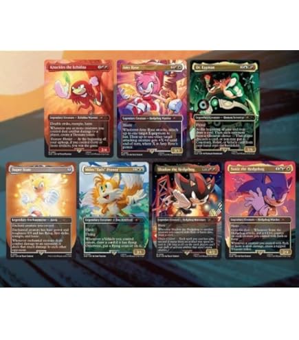 Amazon.com: Magic the Gathering Secret Lair x Sonic The